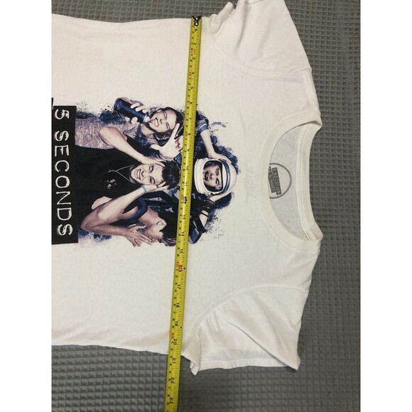 5SOS 5 Seconds Of Summer Shirt Juniors 2X /fits L 2016 Tour Band Concert Graphic - Picture 7 of 8